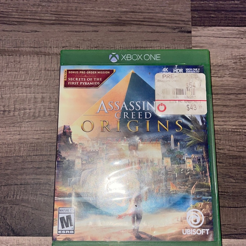 assassins creed origins xbox one game